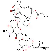 Molecular Structure of 40922-77-8 (Leucomycin V, 3-acetate 4B-(3-methylbutanoate) 9-propanoate)